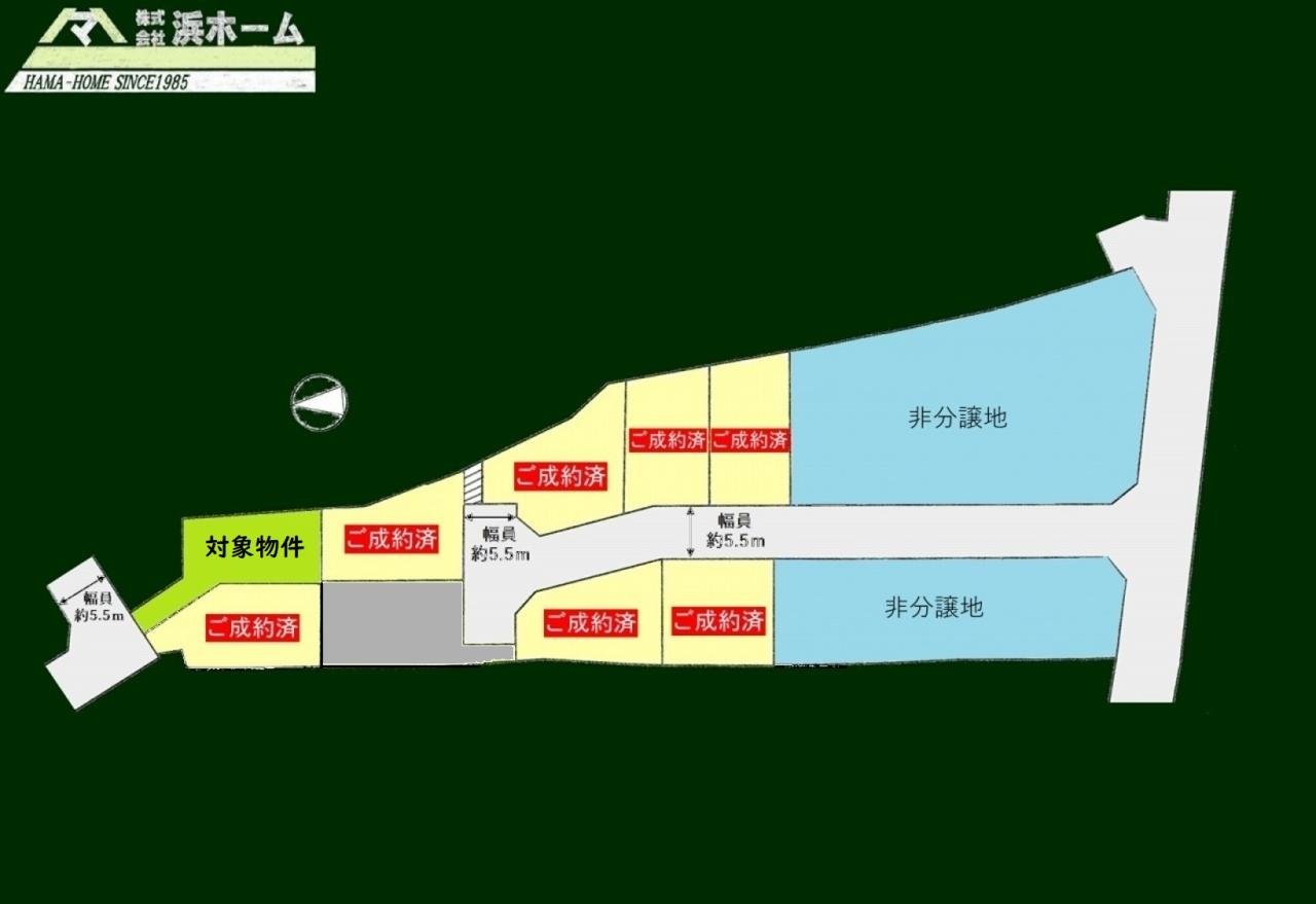 全体配置図　E号棟